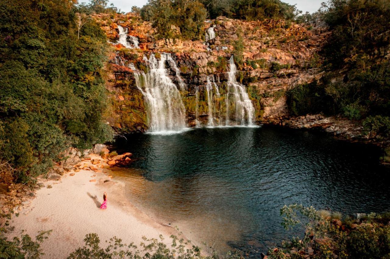 Pousada Cachoeira Poco Encantado Alto Paraíso de Goiás Bagian luar foto