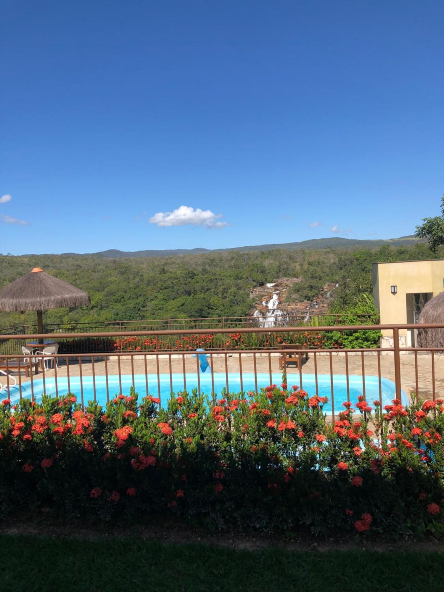 Pousada Cachoeira Poco Encantado Alto Paraíso de Goiás Bagian luar foto